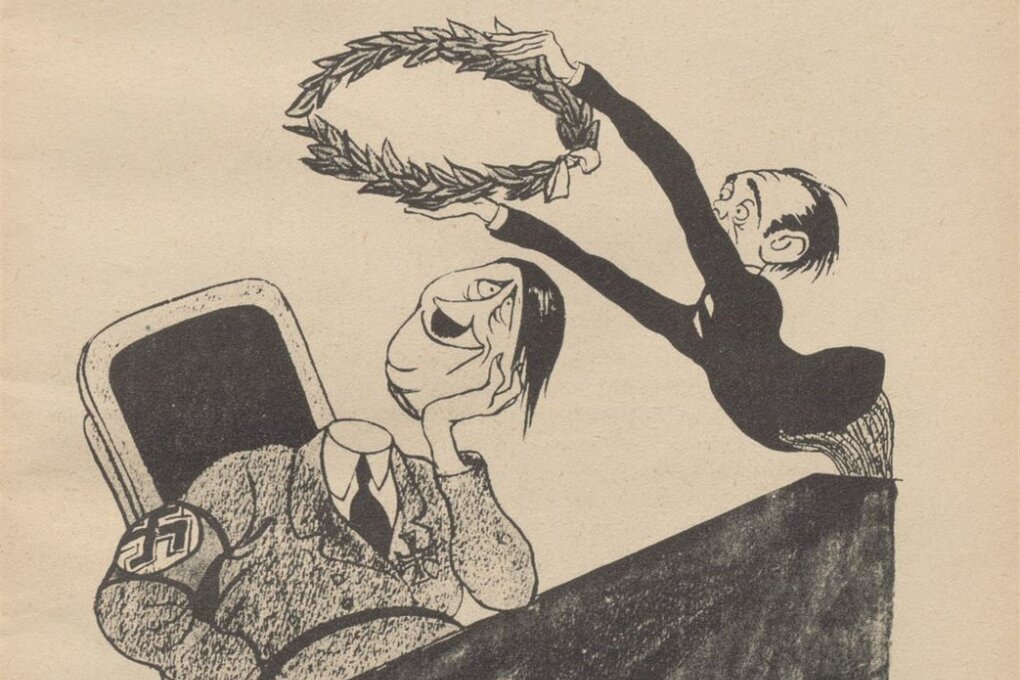 Hitler v&nbsp;sovětské karikatuře